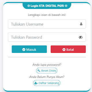 Register PGRI Sagulung - Persatuan Guru Republik Indonesia Cabang Sagulung